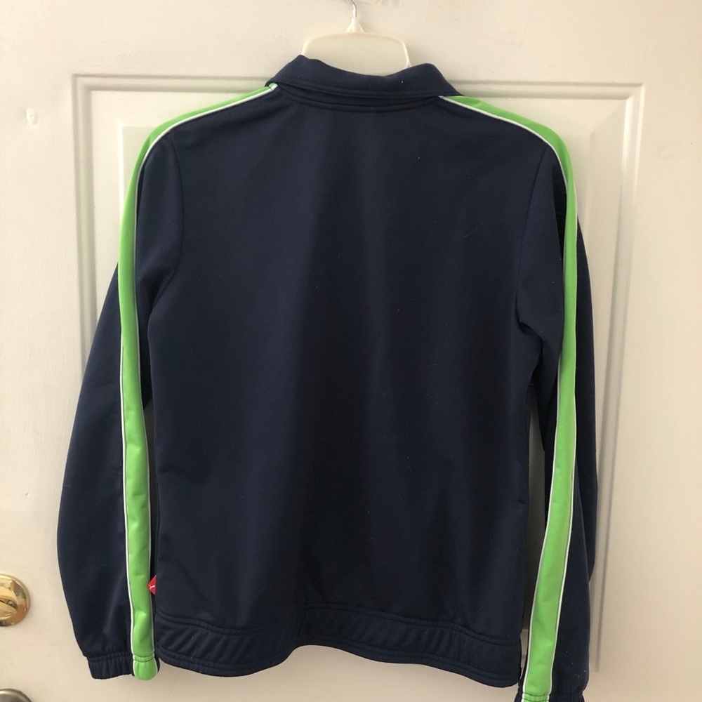 Puma Medium Navy Blue Zip Up Track Jacket - Picture 3 of 3